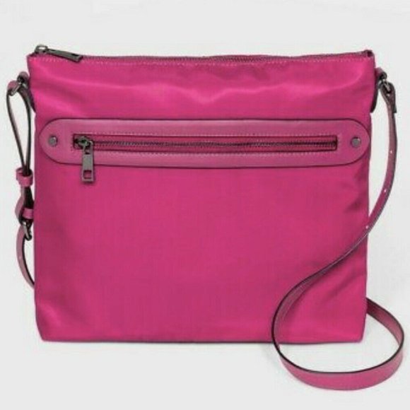 A New Day Crossbody Shoulder Purse Solid Pink NWT - Picture 1 of 5